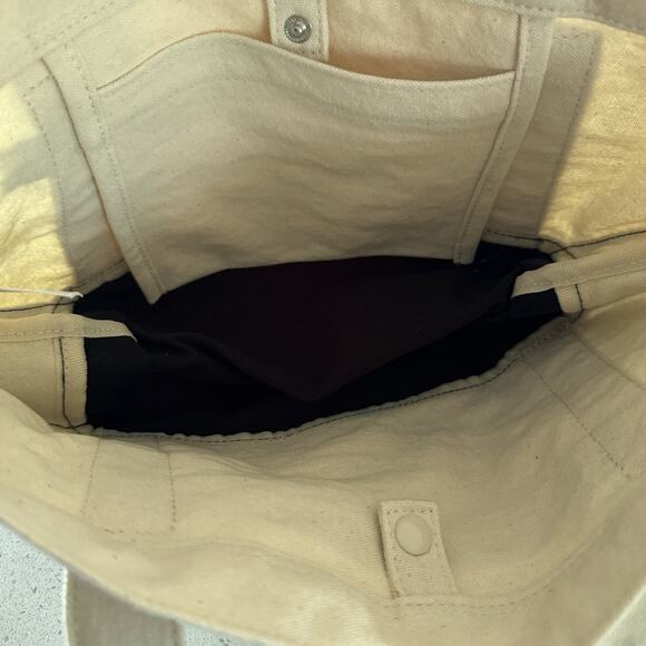 2 Pieces Adidas Mini Canvas Tote Bags Navy & Black & White - Picture 5 of 7